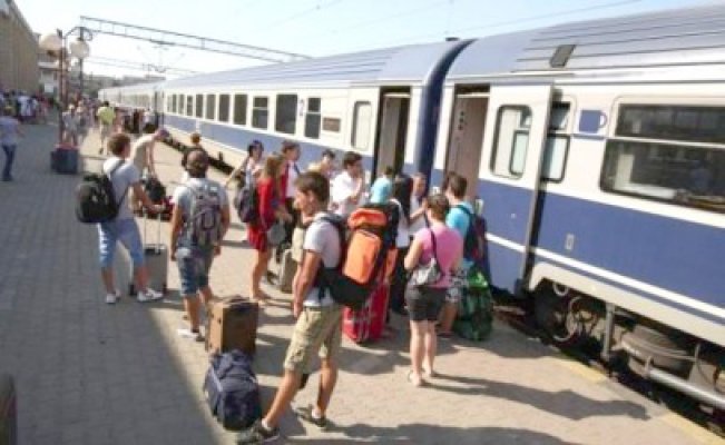 Maxime de trafic: 25.500 pasageri au călătorit în weekend cu trenul